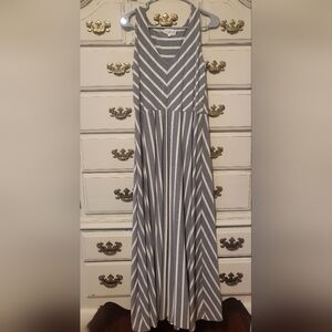 Thyme & Honey Striped maxi
